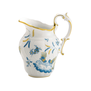 Ginori Oro Di Doccia Turchese Coffee Milk Jug - 8 oz.